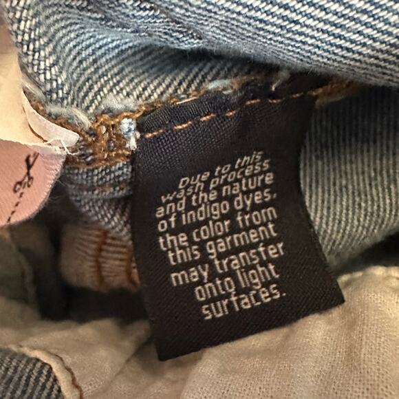 Madewell Bayfront Crop Overalls E9702 Small Button Front Denim Blue Jean - Picture 13 of 14